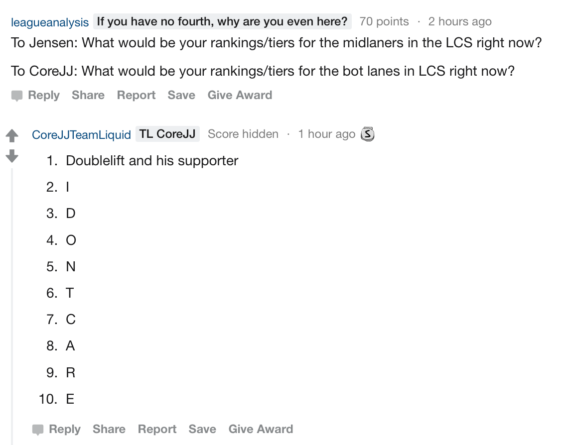 TL创始人及CoreJJ 作客reddit问答环节