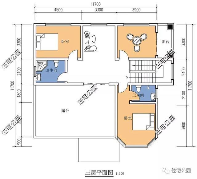 农村自建房精选图库:20套带封闭式车库住宅户型