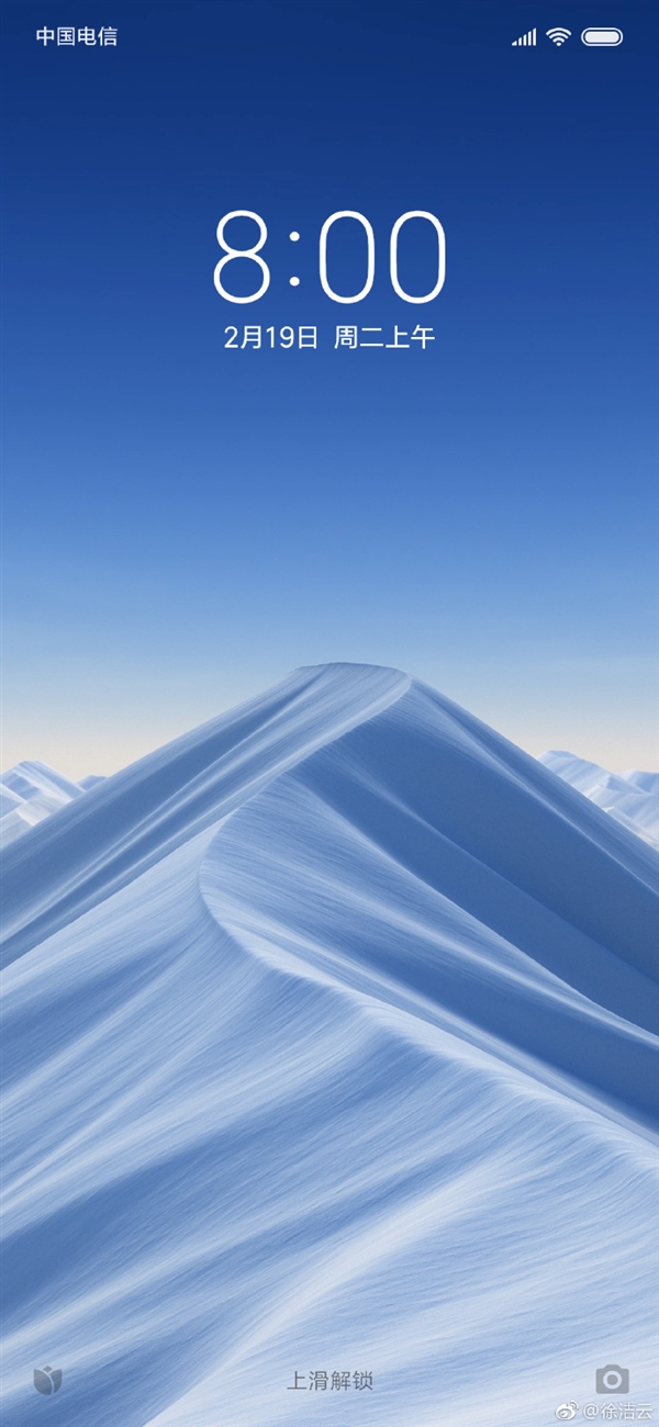 外媒指小米9抄袭苹果创意壁纸 小米:那是雪山 不是沙漠