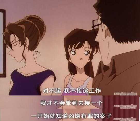 《名侦探柯南》:柯南他们偶然间碰到了小兰的妈妈妃律师