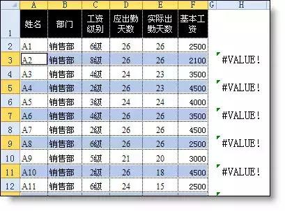 你没用过的excel隔行选取新方法!