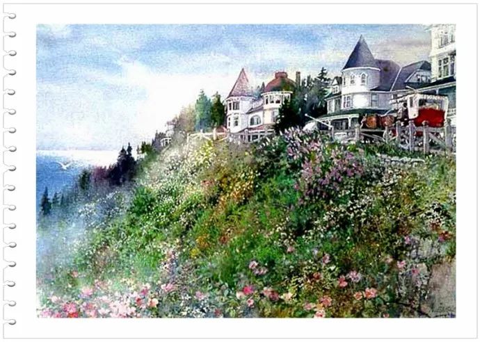 如梦如景--美国画家NitaEngle水彩画