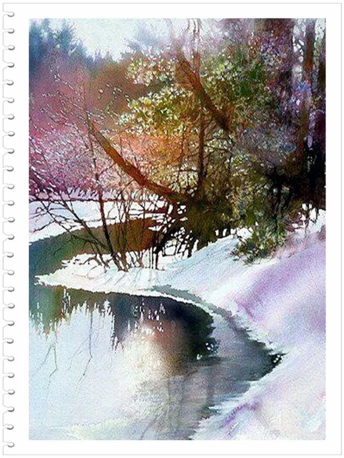 如梦如景--美国画家NitaEngle水彩画
