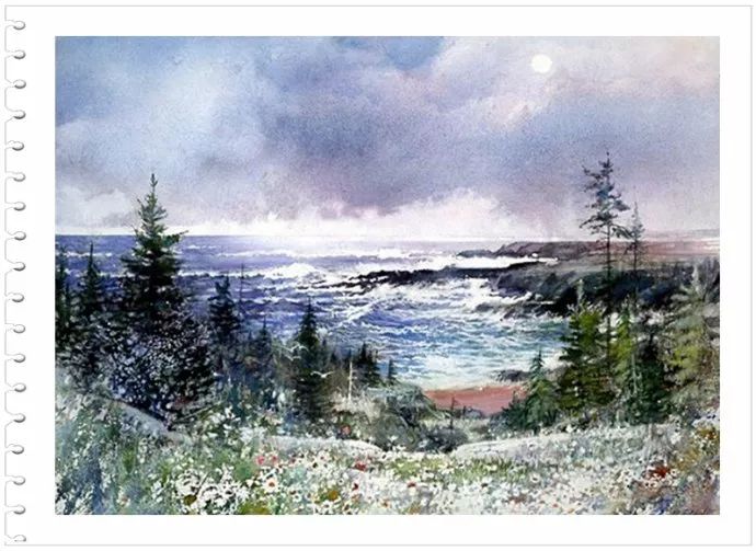 如梦如景--美国画家NitaEngle水彩画