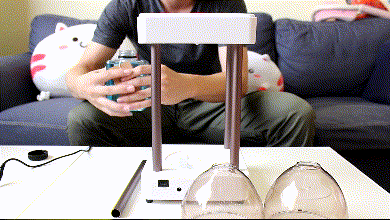 颠覆牛顿定律，水滴脱离地心引力逆流而上， 这台时光沙漏净化器逆了天了｜智慧星球