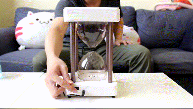 颠覆牛顿定律，水滴脱离地心引力逆流而上， 这台时光沙漏净化器逆了天了｜智慧星球