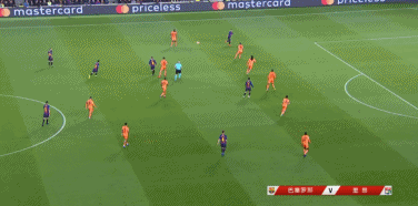 欧冠梅西2射2传库鸟皮克破门巴萨51里昂晋级