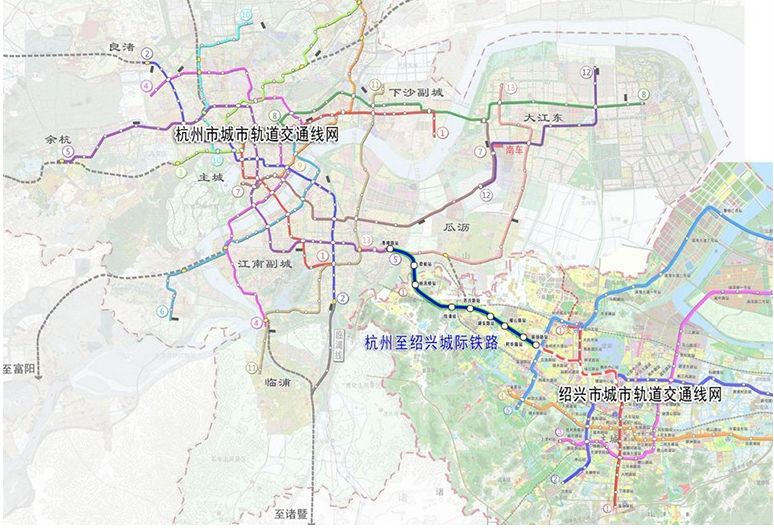 杭绍城际地铁沿线规划爆出!柯西,杨汛桥,钱清都将巨变