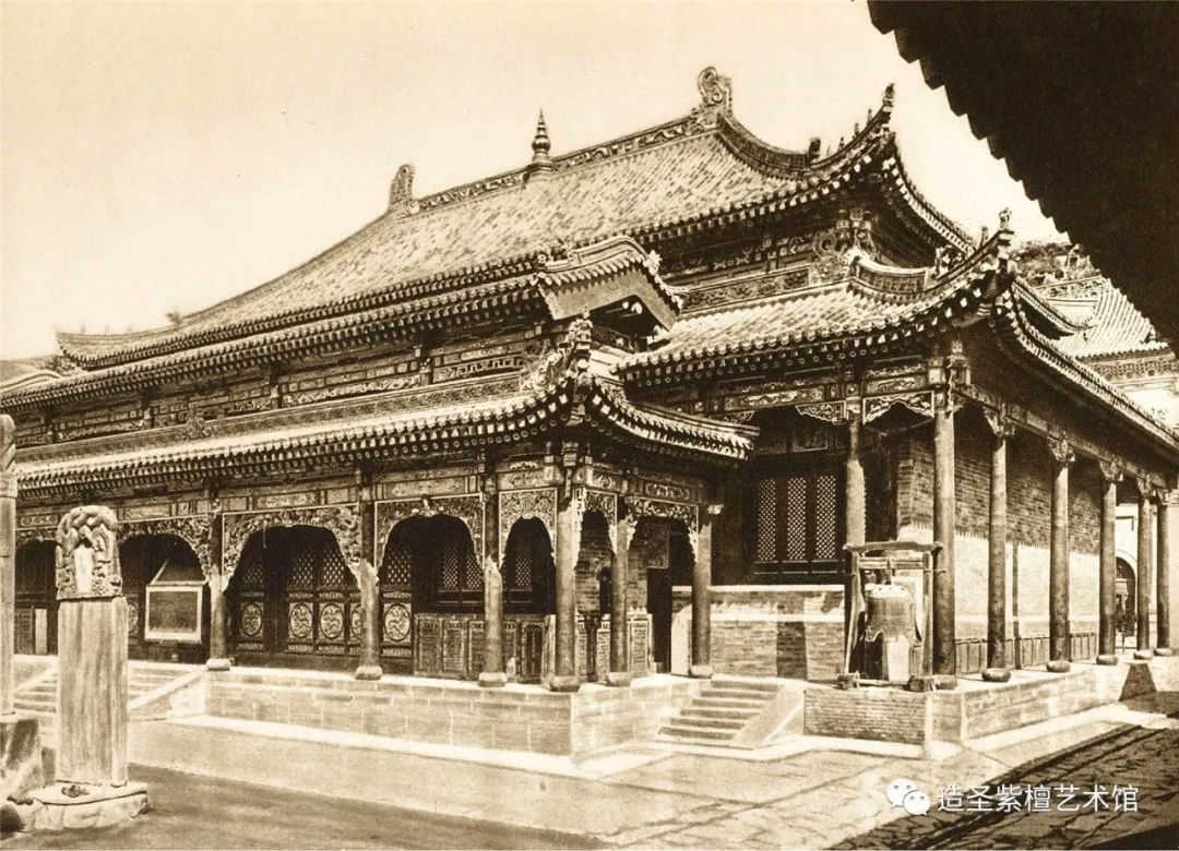 筑造的虔诚,110年前的中国古建筑照片,珍藏!