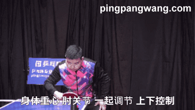 反手拨球像挖掘机铲土,肘关节并非完全固定,要这样去支承最合理