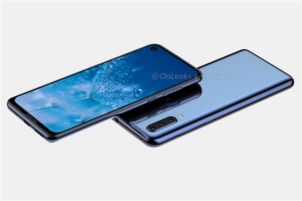Moto G8渲染图曝光：挖孔屏设计 指纹Logo二合一