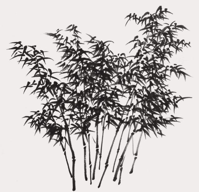 山水画中芦苇、竹、草作为配景这样画更能突显作品质量