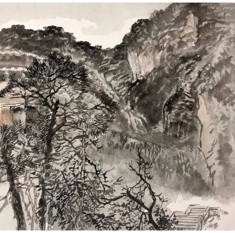 张复兴,1946年生 天津人,祖籍山西 著名山水画画家 中国画学会副会长