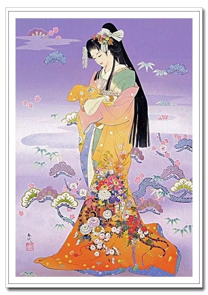 《美人绘》--森田春代日本仕女画 《美人绘》--日本画家森田春代日本仕女画作品赏析