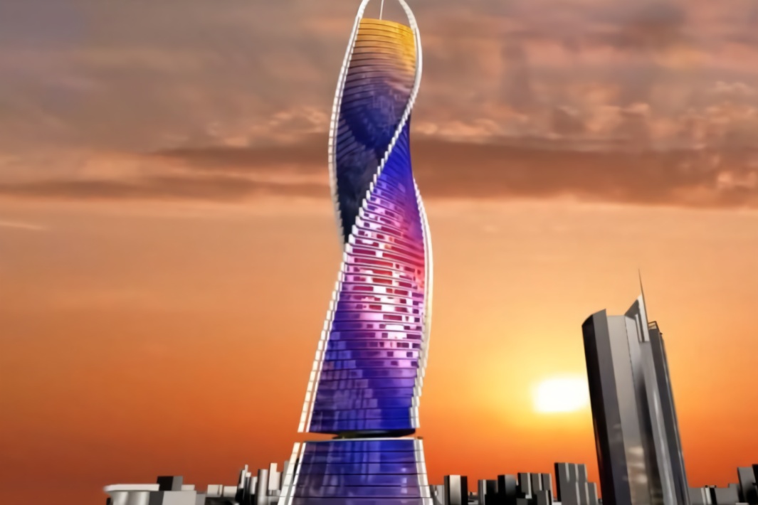 会跳舞的摩天大楼,每一层都能360度独立旋转,1小时看遍迪拜