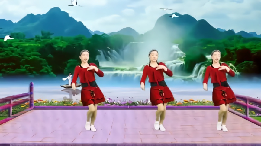 经典时尚DJ广场舞《酒干倘卖无》伤感好听，动作好看又霸气