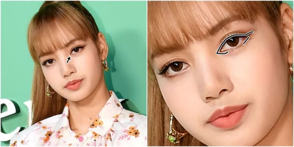 当Lisa露出额头，人间芭比瞬间幻灭？