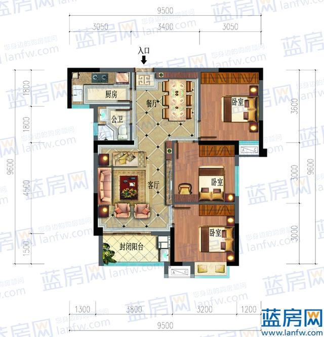 龙岩城发集团新作雅郡户型图一睹为快