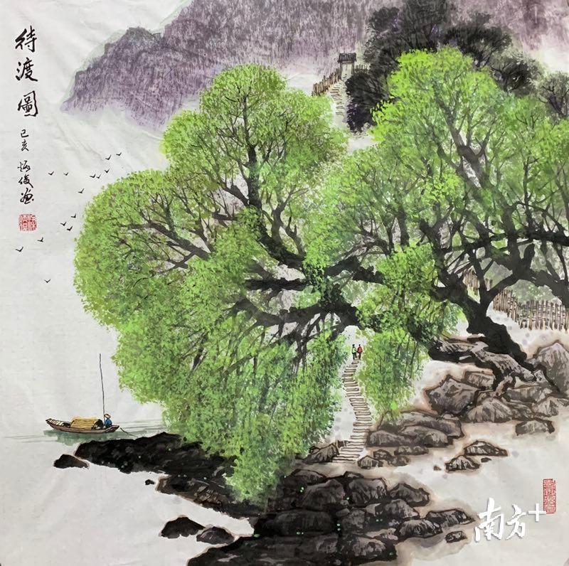 阳江最励志画家:年近60岁才开始学水墨,专画阳江山水