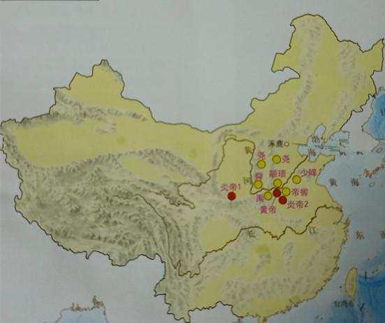 从炎黄到汉武时期中国版图的变化，看看你的家何时划入中国？