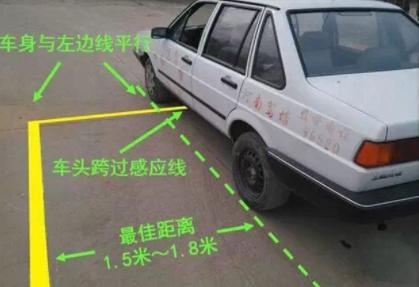 科目二倒车入库五句口诀讲得明明白白,一图一点一讲解,远离挂科