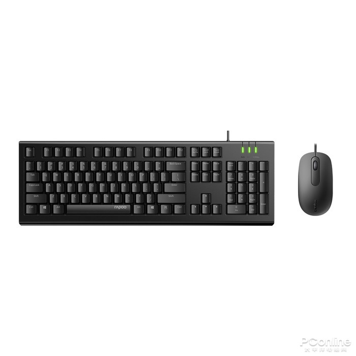 轻松办公 雷柏X120Pro有线光学键鼠套装上市