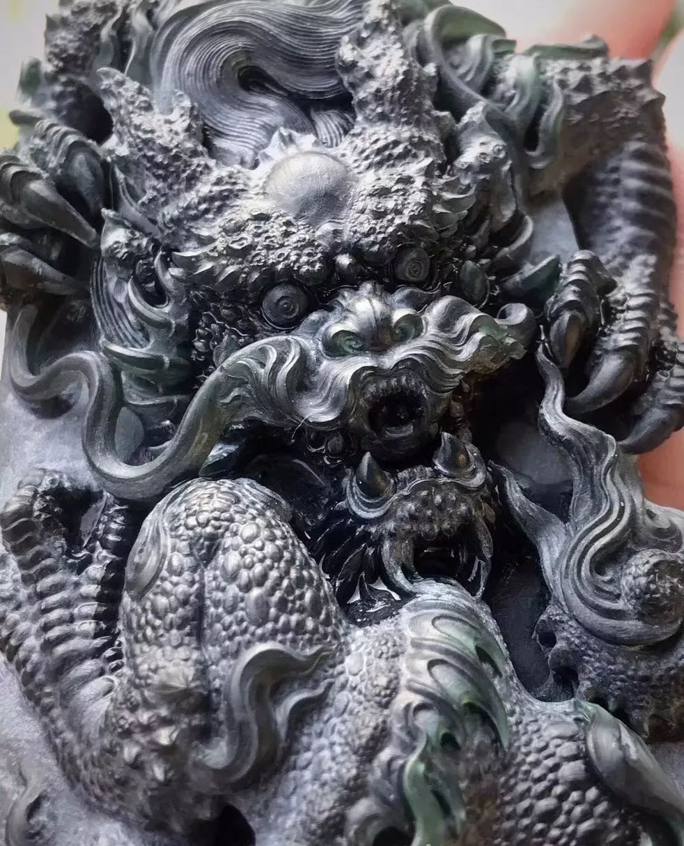 翡翠龙牌雕刻素材精选__凤凰网