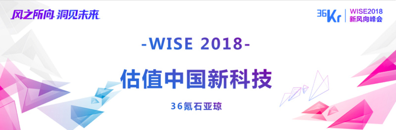 估值中国新科技  |  WISE 2018新经济之王