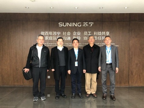黄明端到访苏宁：2019年冲百亿级目标