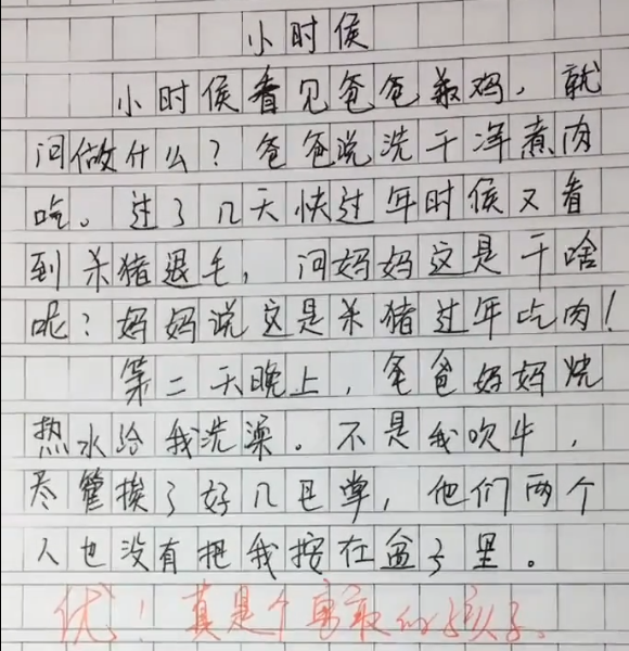 爆笑作文