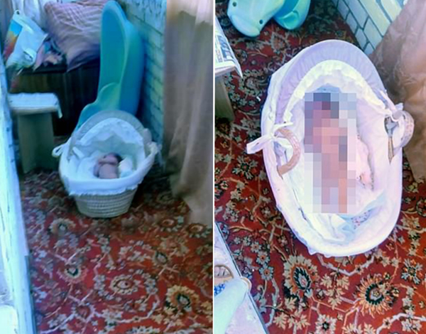 俄三月大女婴被母亲脱光扔在冰冷阳台