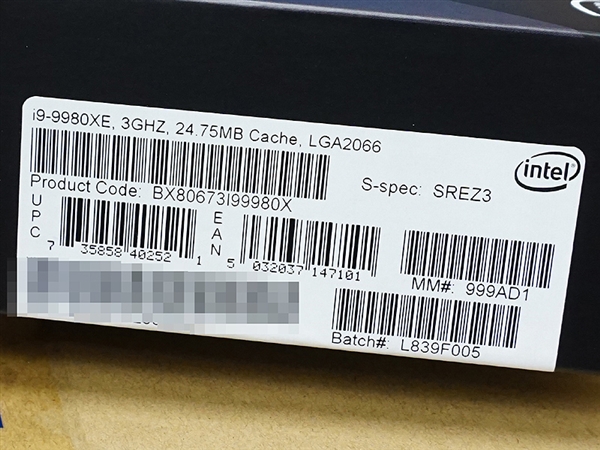 Intel 18核心i9-9980XE日本上市:比国内便宜2100元