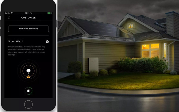 特斯拉激活风暴监视功能 保证家中常亮