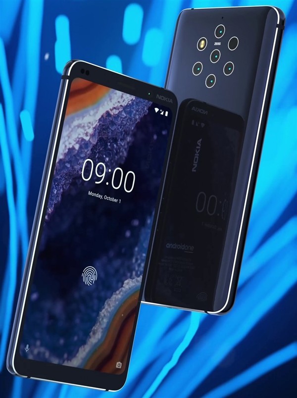 外形方面,nokia 9 pureview完整地保留了额头和下巴,没有采用时下流行