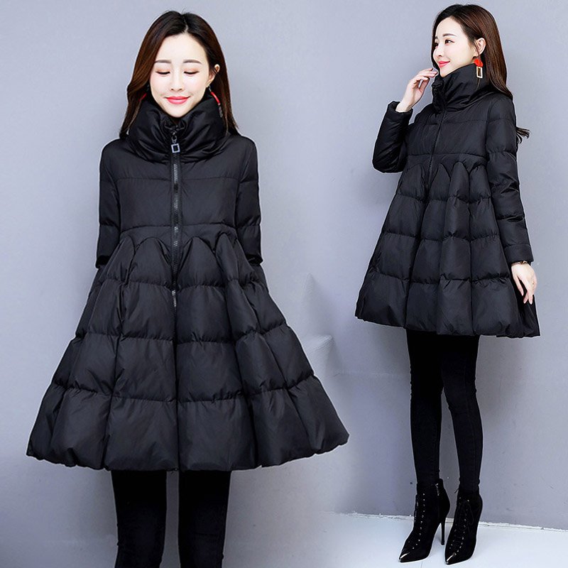 的女人,狠狠心买这几款棉服,正月拜年穿,人夸人美