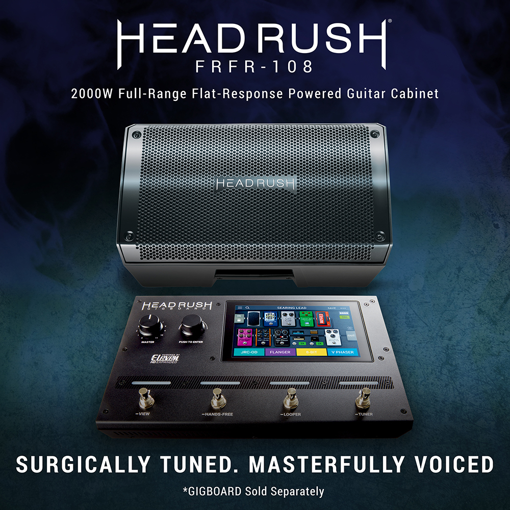 体积小巧,声音不妥协:headrush 发布frfr-108扩声音箱