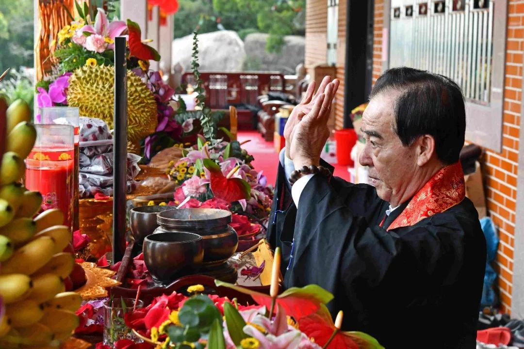 汕头巨峰禅寺启建第三届十方法界冥阳两利水陆空普渡大斋胜会第五天