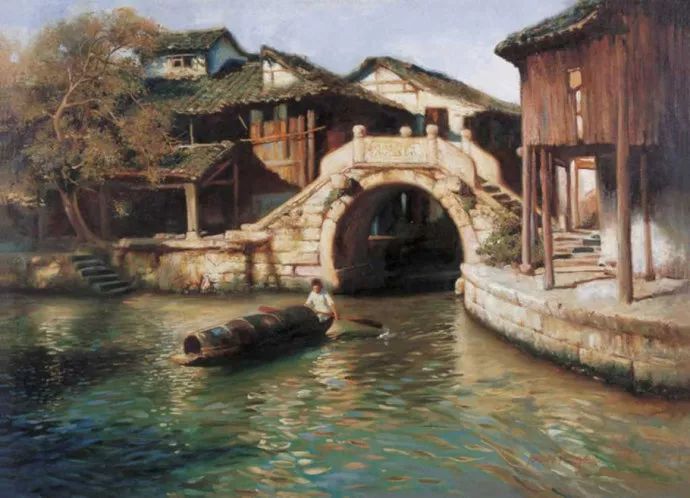 【油画】潘鸿海风景油画作品欣赏