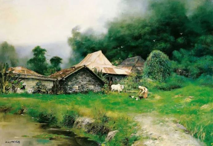 【油画】潘鸿海风景油画作品欣赏