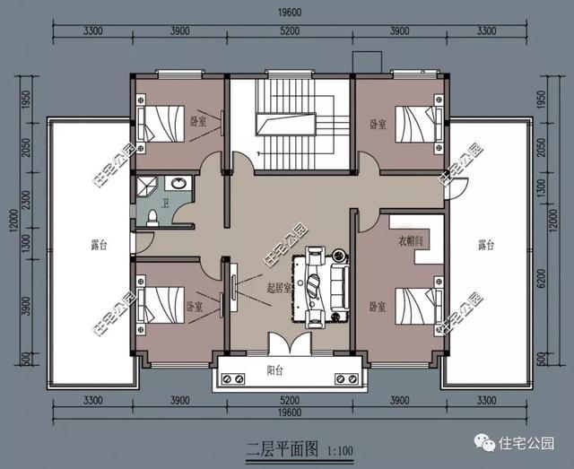 农村自建房精选图库:20套带封闭式车库住宅户型