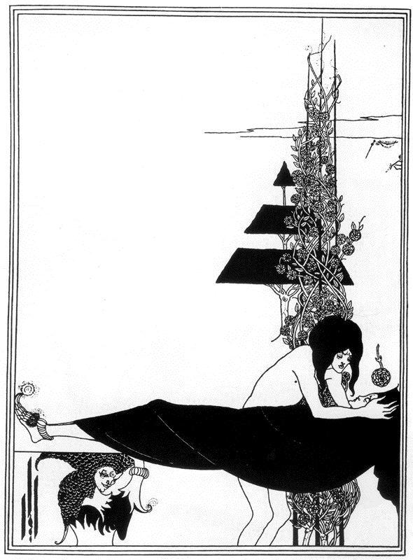 在黑白色中开出的恶之花-英国插画家比亚兹莱的故事