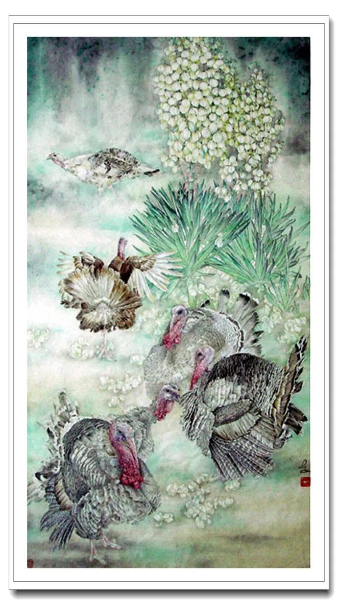 以工写神--陈东山工笔花鸟画