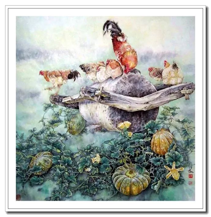 以工写神--陈东山工笔花鸟画