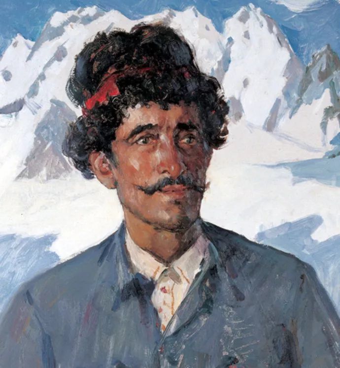 幽雅清丽--全山石人物肖像油画