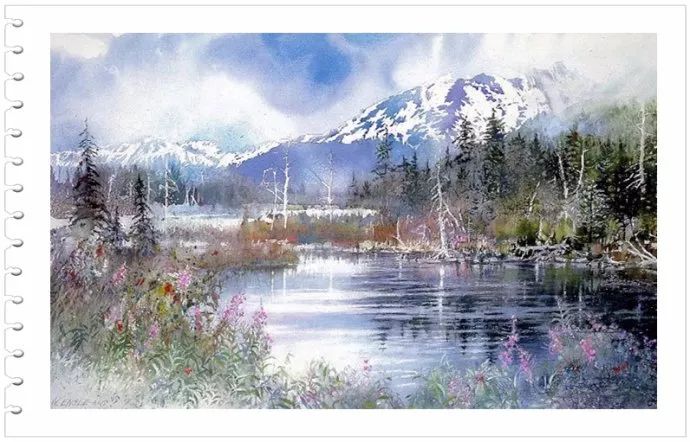 如梦如景--美国画家NitaEngle水彩画
