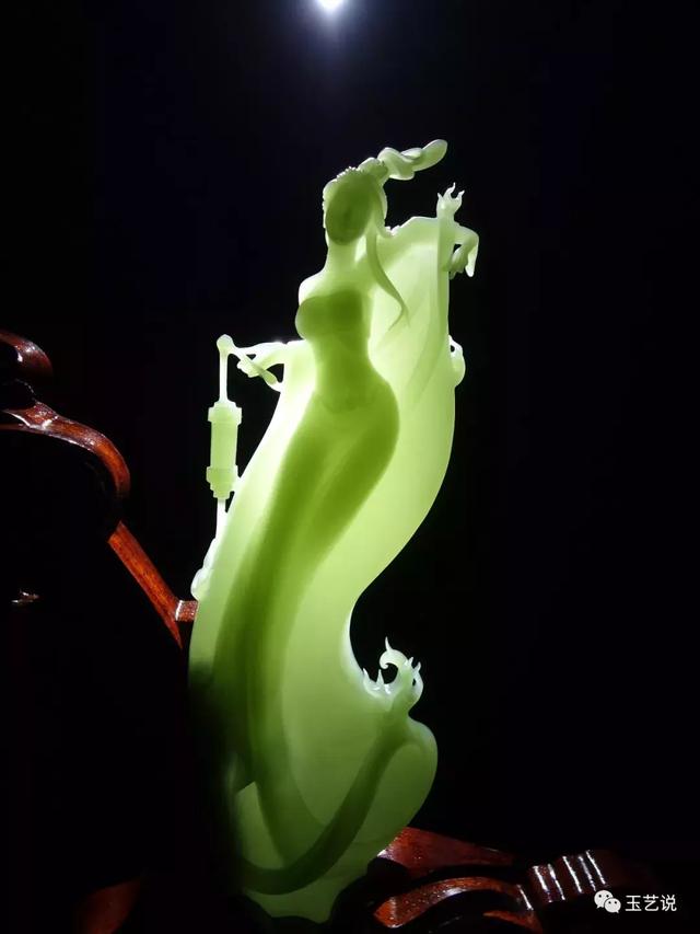 飞天神女,这才是和田玉中的女神们!