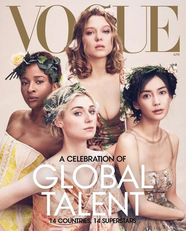上个美版Vogue封面，值得angelababy吹一年吗？