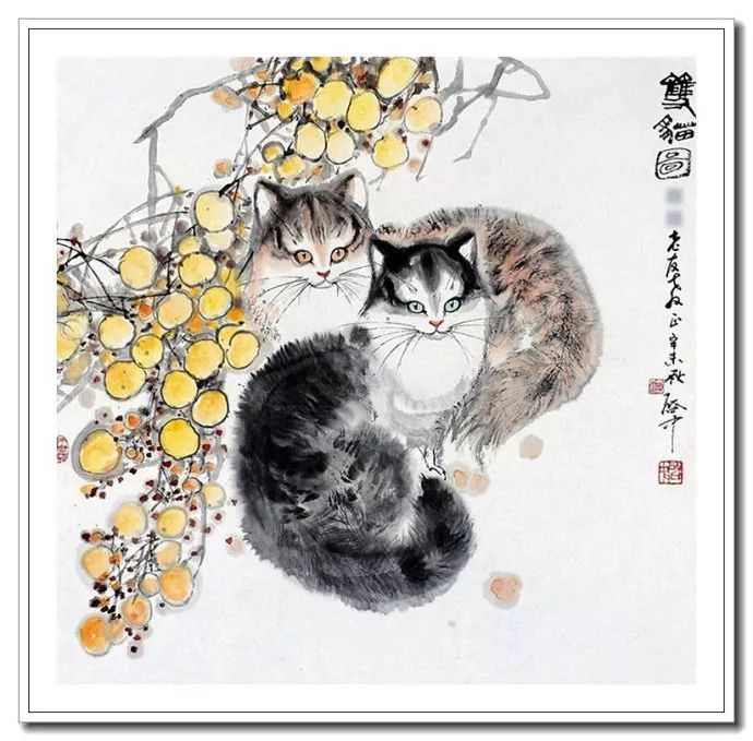粗犷苍拙--伍启中花鸟动物画