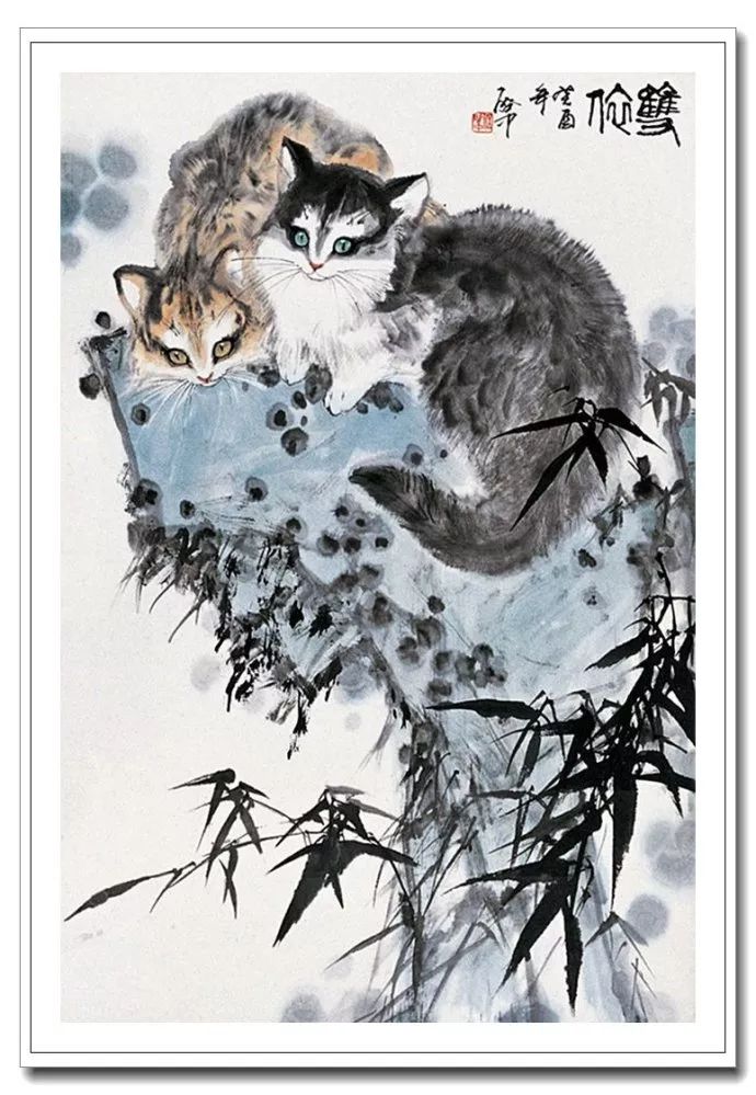 粗犷苍拙--伍启中花鸟动物画