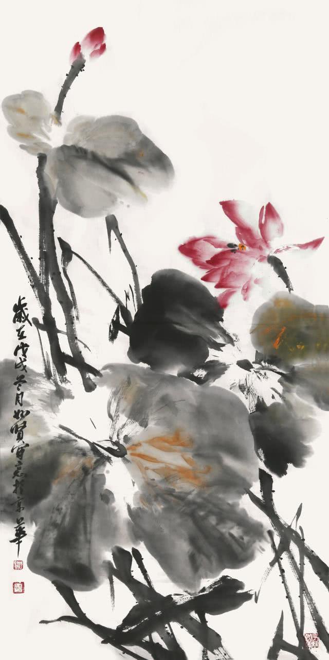 师从于著名大写意画家任之,于光华先生,专攻大写意花鸟,其作品曾多次